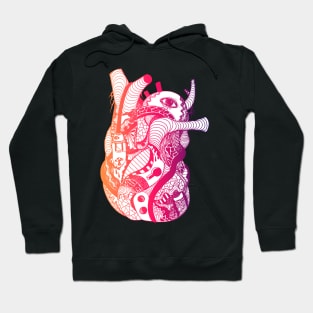 Sunset Sky Light Heart Hoodie